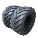 Set of Two 24x12-12 Lawn Mower Turf Tires Tubeless 4PR P328 Max load:1710Lbs